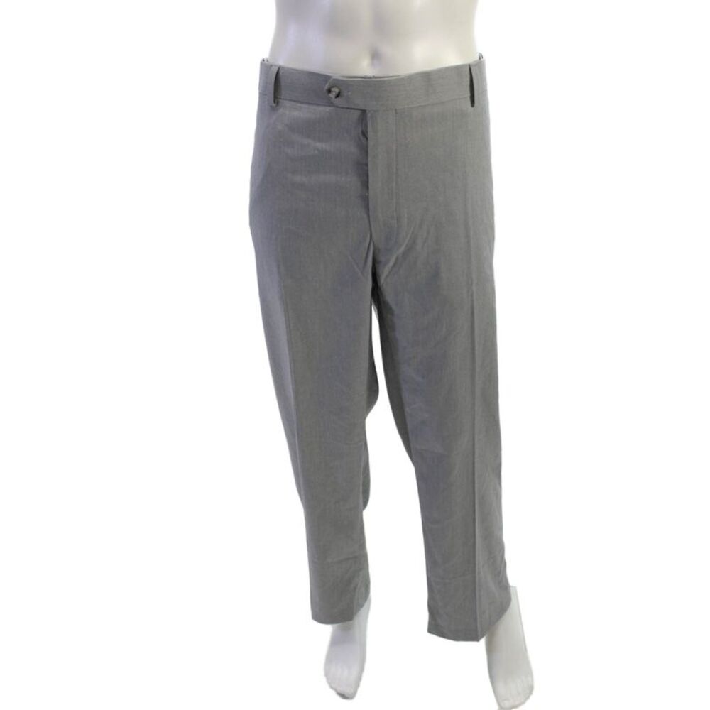 Oak Hill Mens Gray Dress Pants Big & Tall Inseam 30 Size 46